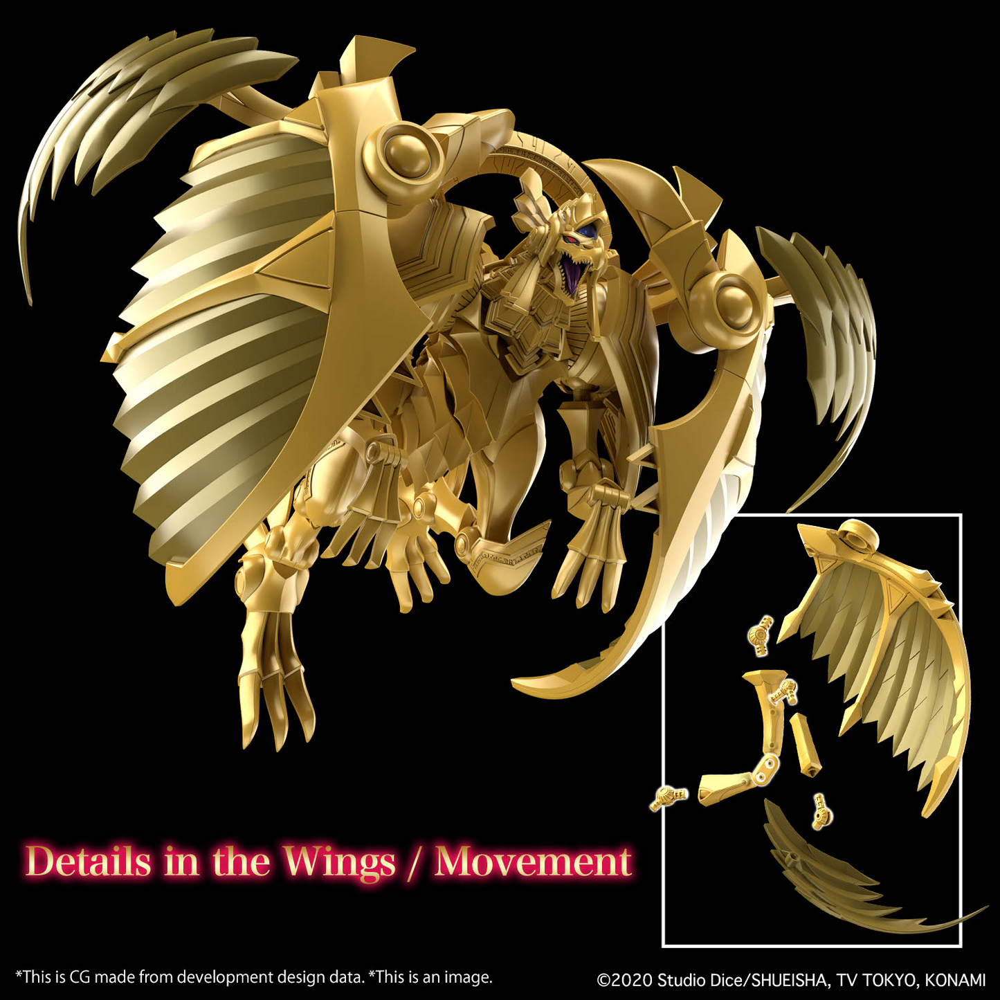 The Winged Dragon of Ra = Egyptian God - Figure Rise Standard (Yu-Gi-Oh)