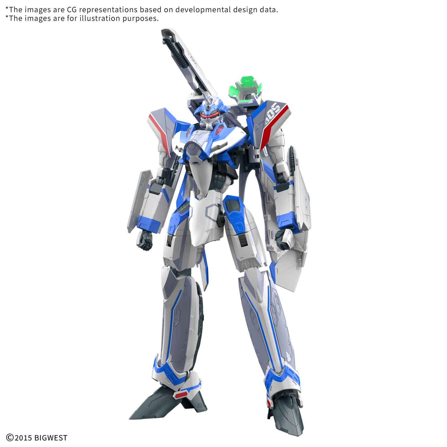 HG 1/100 VF-31 Siegfreid (Macross Delta) - [Hayate Immelmann Use]