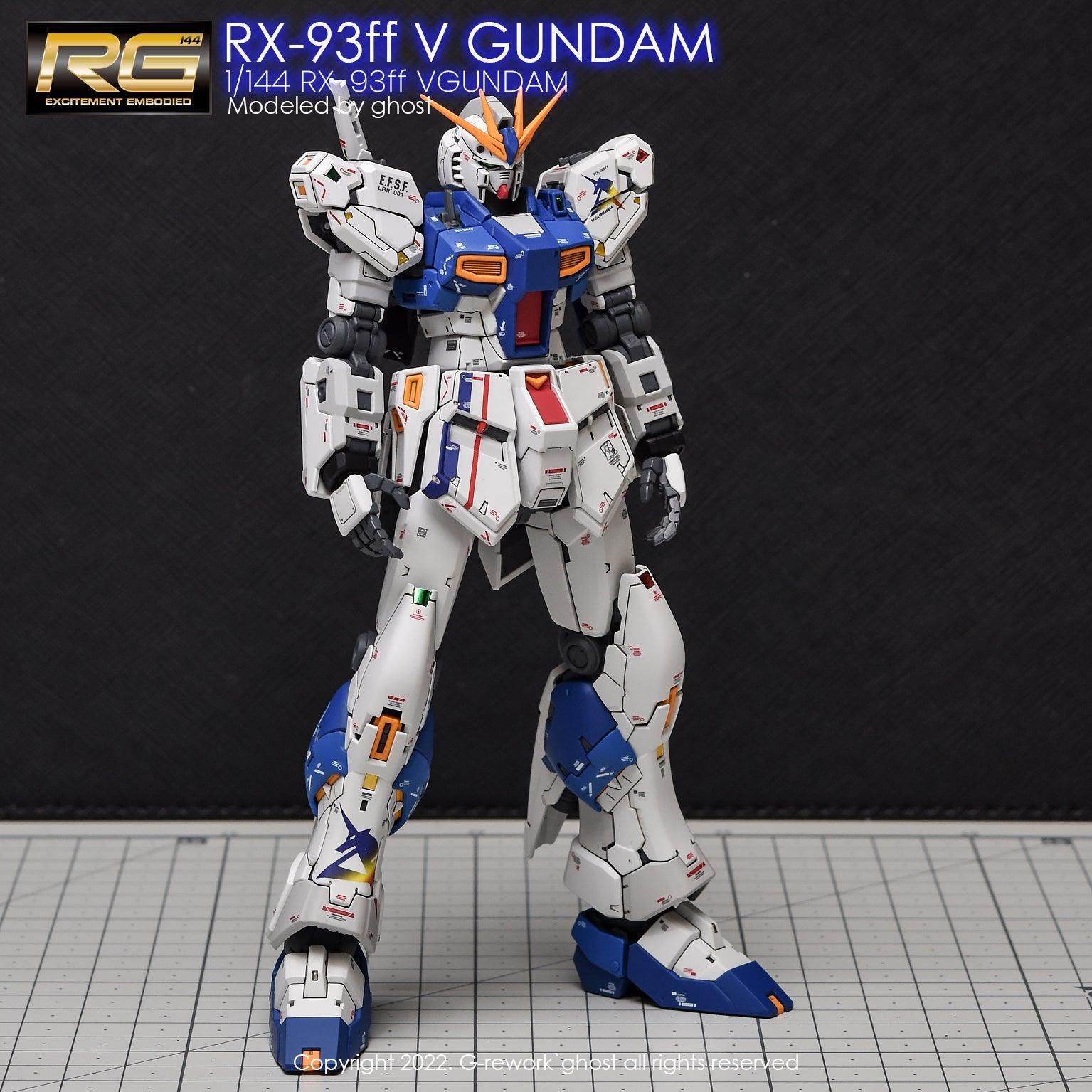 CD-RG32FF- RG 1/144 RX-93FF Nu Gundam water decal [G-REWORK] - Show Me What You Bot