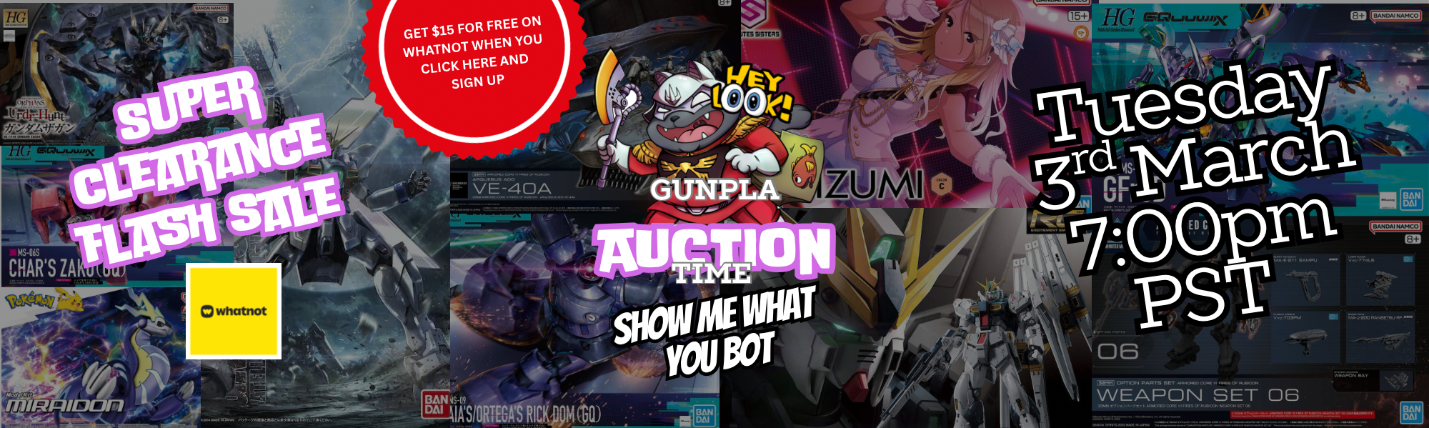 Gunpla Demo Time - Tools and Supplies Showcase - Get Exclusive Deals and Bundles during the live show