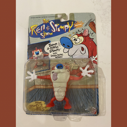 Bumperific Stimpy | Vintage Action Figure (On Card)
