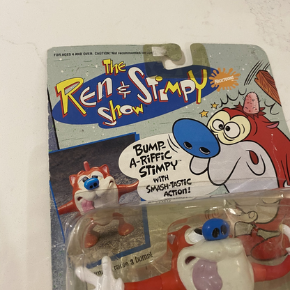 Bumperific Stimpy | Vintage Action Figure (On Card)