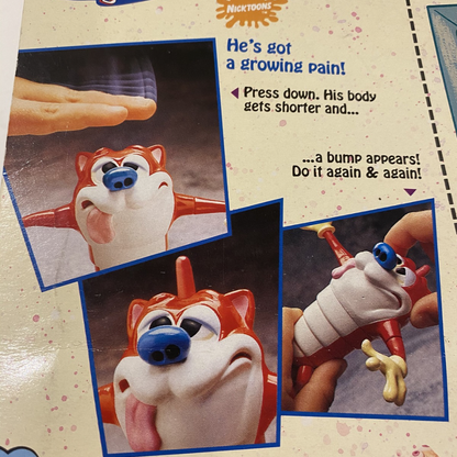 Bumperific Stimpy | Vintage Action Figure (On Card)