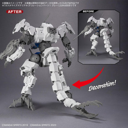 30MM - Customize Material 09 - Decoration Parts [GRAY]