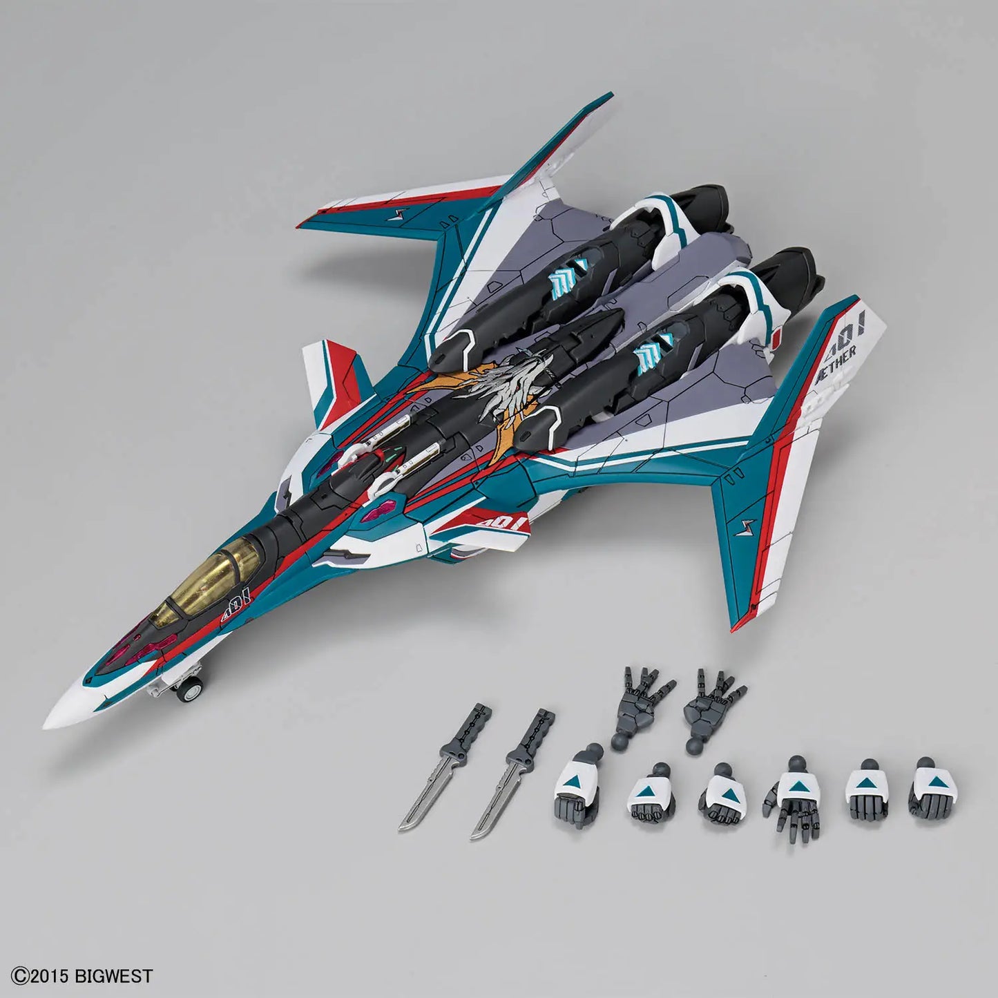 HG 1/100 VF-31S Siegfried [Arad Molders Use] Deluxe Set