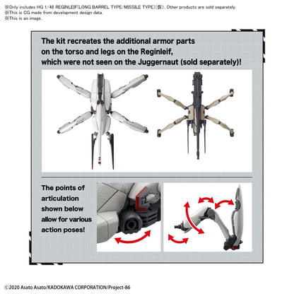 HG 1/48 Reginleif (Long Barrel Type/Missile Type) [2021] - Show Me What You Bot
