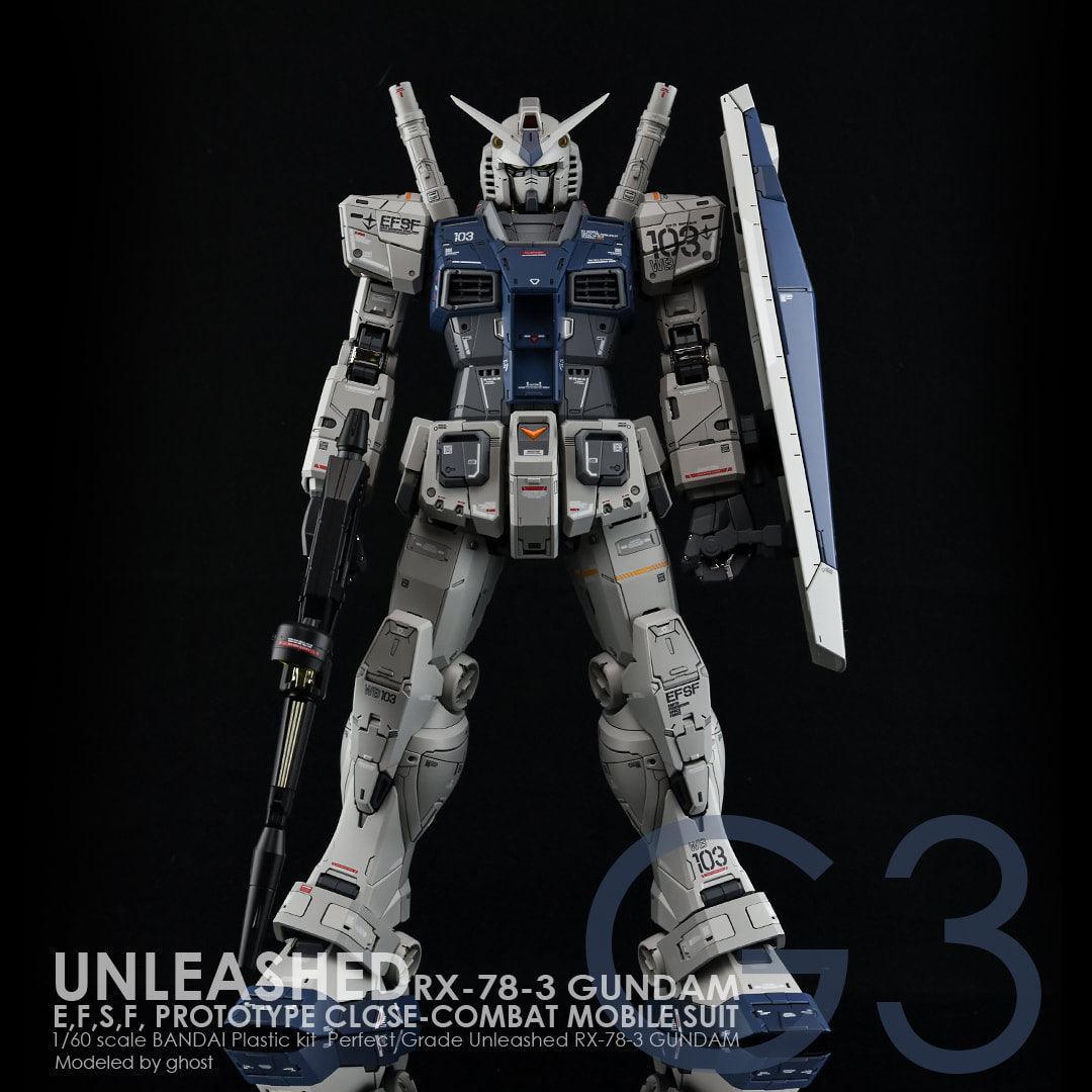 CD-P19-G3 - PG 1/60 RX-78-2 G3 Unleashed Water Decal [2021] [G-REWORK] - Show Me What You Bot