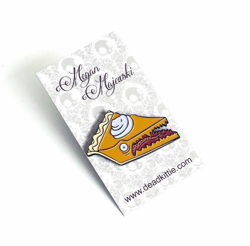 Pumpkin Spiced Monster | Enamel Pin by Megz Majewski - Show Me What You Bot