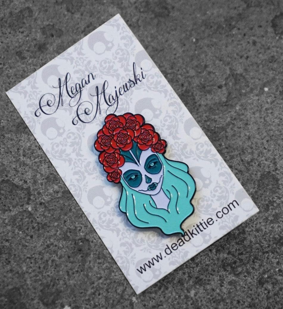 Muerta | Enamel Pin by Megz Majewski - Show Me What You Bot