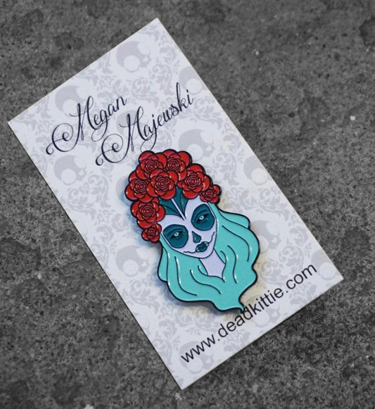 Muerta | Enamel Pin by Megz Majewski - Show Me What You Bot