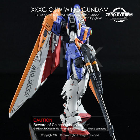 CD-RG35 - RG 1/144 Wing Gundam TV Ver. Water Decal [G-REWORK] - Show Me What You Bot