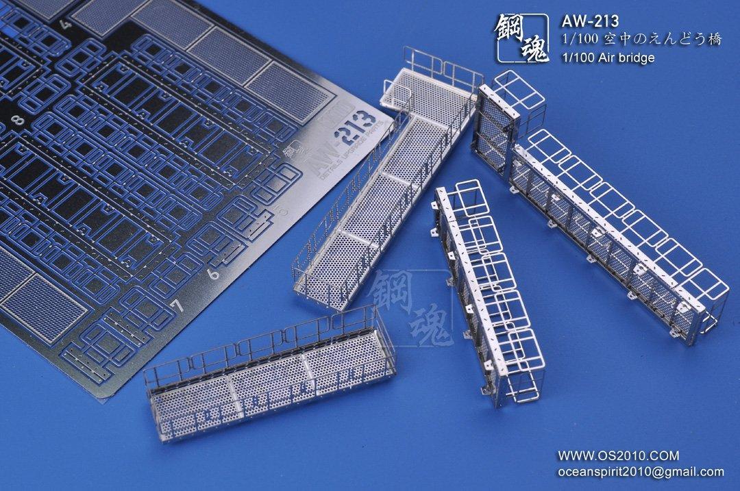 AW-213 - 1/100 Photo-Etch Air Bridge Detail Up Parts [Madworks] - Show Me What You Bot