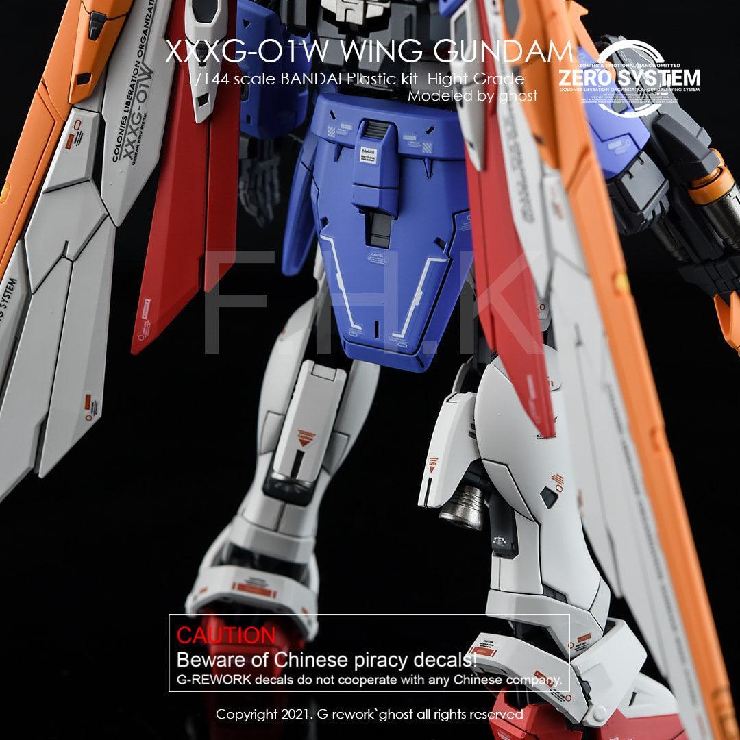 CD-RG35 - RG 1/144 Wing Gundam TV Ver. Water Decal [G-REWORK] - Show Me What You Bot
