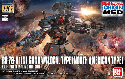 HG 1/144 The Origin - Gundam Local Type [North American Type] - Show Me What You Bot