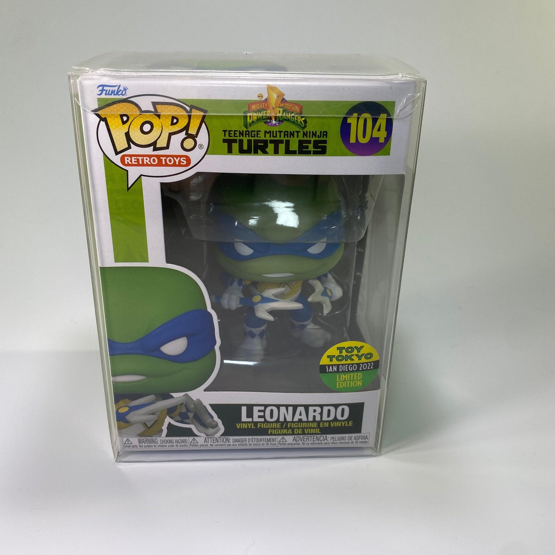 Leonardo | Retro Toys | Power Rangers X TMNT | Funko POP! - Show Me What You Bot
