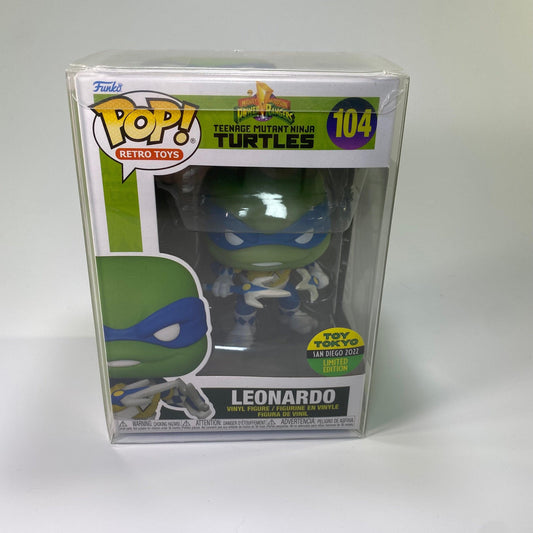 Leonardo | Retro Toys | Power Rangers X TMNT | Funko POP! - Show Me What You Bot