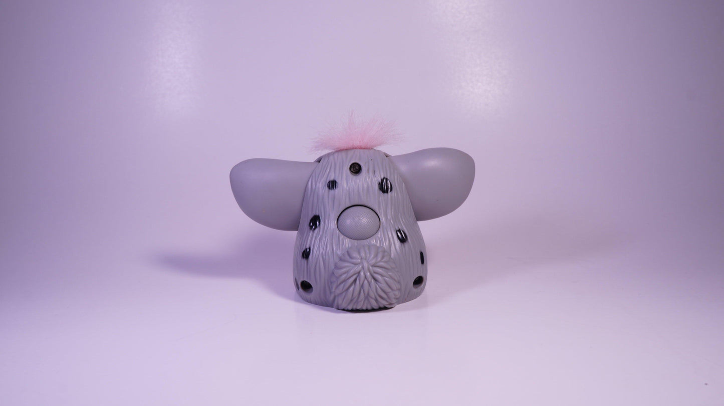 Shifty Eyes Furby [Grey and Pink] - Vintage Mcdonald's Toy - Show Me What You Bot