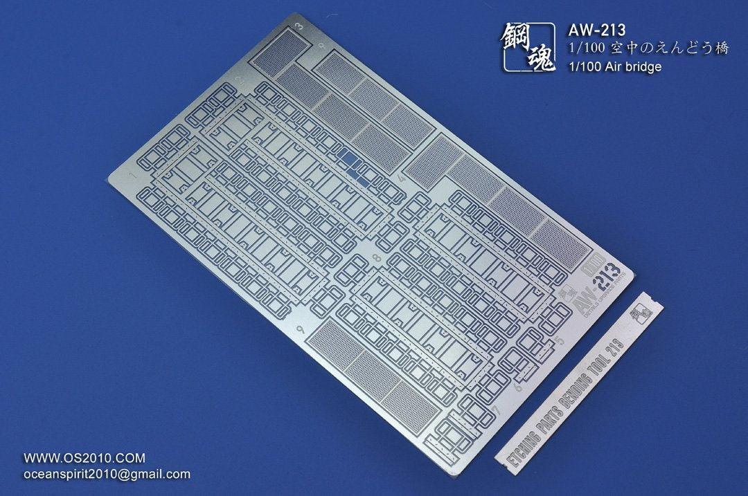 AW-213 - 1/100 Photo-Etch Air Bridge Detail Up Parts [Madworks] - Show Me What You Bot