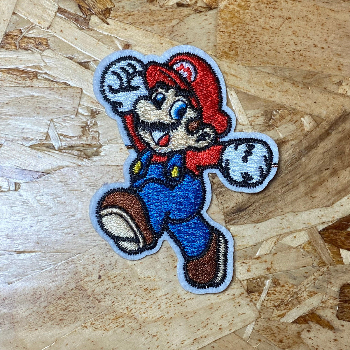 Mario Jump Iron-On Patch - Show Me What You Bot
