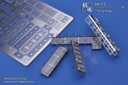 AW-212 1/144 Photo Etch Air Bridge Detail Up Parts [Madworks] - Show Me What You Bot