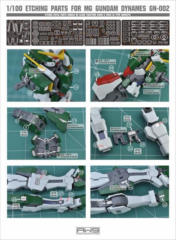 S09 - MG 1/100 Gundam Dynames Photo Etch Parts [Madworks] - Show Me What You Bot