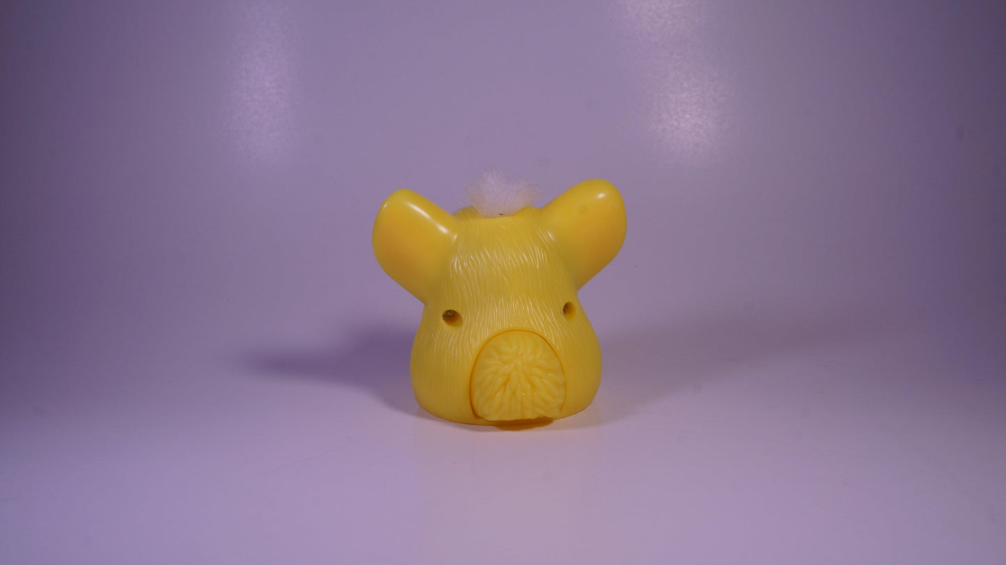 Squeaking Furby Yellow with White] - Vintage Mcdonald's Toy - Show Me What You Bot