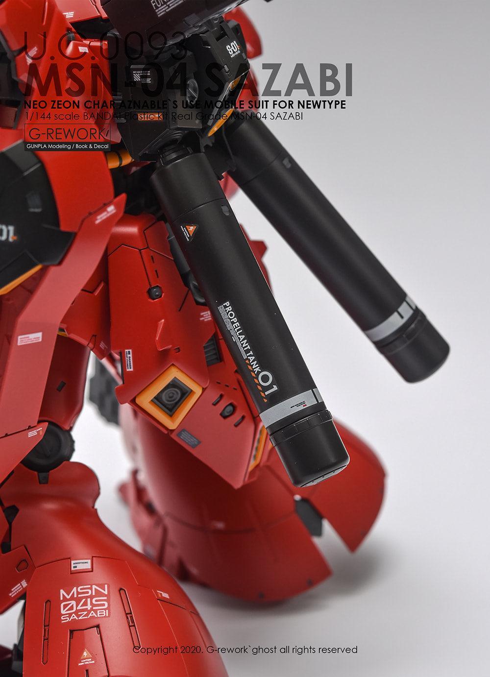 CD-RG29 - RG 1/144 MSN-04 Sazabi Water Decal 2.0 [G-REWORK] - Show Me What You Bot