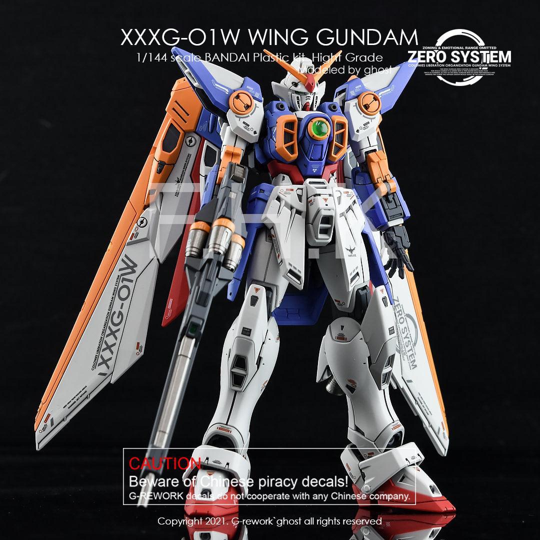 CD-RG35 - RG 1/144 Wing Gundam TV Ver. Water Decal [G-REWORK] - Show Me What You Bot