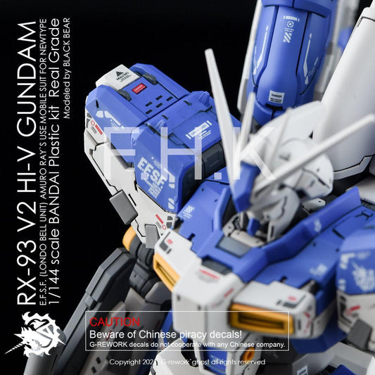 CD-RG36 - RG 1/144 RX-93-2 Hi V Gundam Water Decal [G-REWORK] - Show Me What You Bot