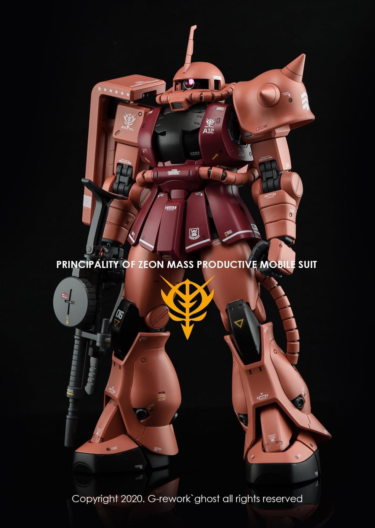 CD-M98 - MG 1/100 MS-06S Zaku II Char Water Decal [G-REWORK] - Show Me What You Bot