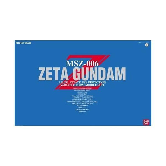 PG 1/60 MSZ-006 Zeta Gundam Show Me What You Bot