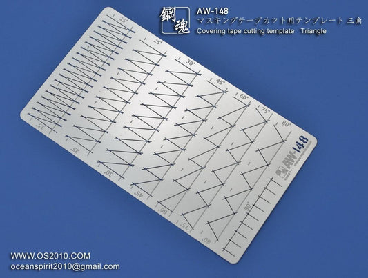 AW148 - Masking Tape Cutting Template Triangle [Madworks] - Show Me What You Bot