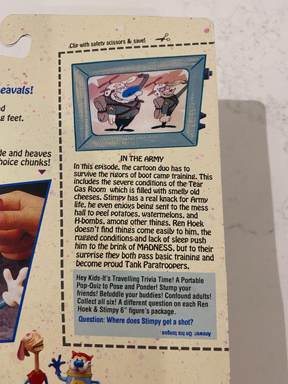 Boot Camp Stimpy | Primo Vintage Action Figure (In Box) - Show Me What You Bot