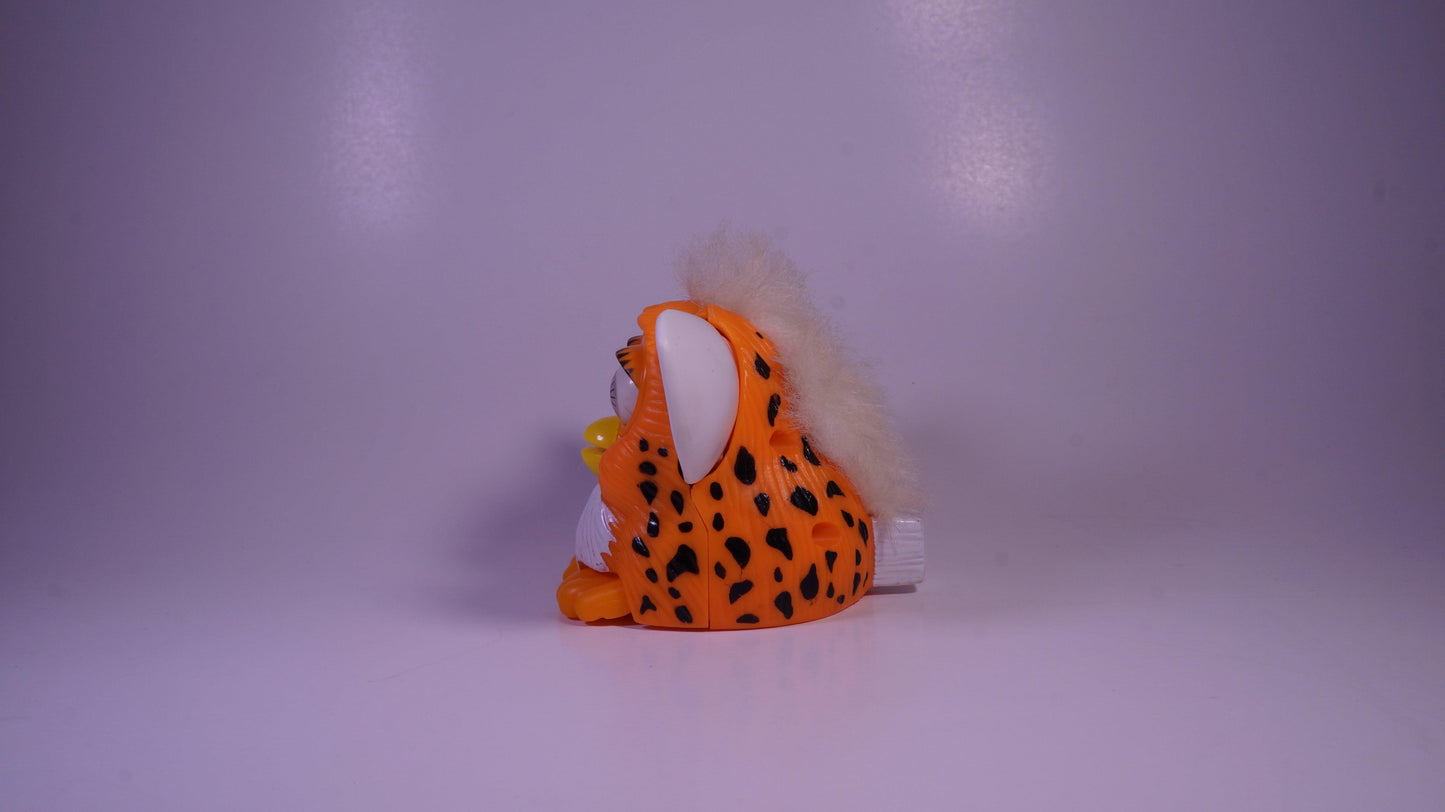 Stomping Furby [Orange Spotted] - Vintage Mcdonald's Toy - Show Me What You Bot