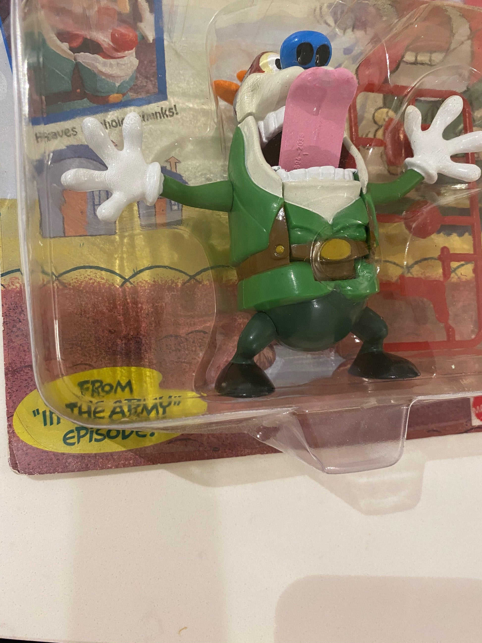 Boot Camp Stimpy | Primo Vintage Action Figure (In Box) - Show Me What You Bot