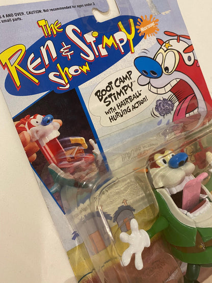 Boot Camp Stimpy | Primo Vintage Action Figure (In Box) - Show Me What You Bot