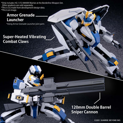 HG 1/72 AMAIM Warrior at the Borderline Weapon Set [2022] - Show Me What You Bot