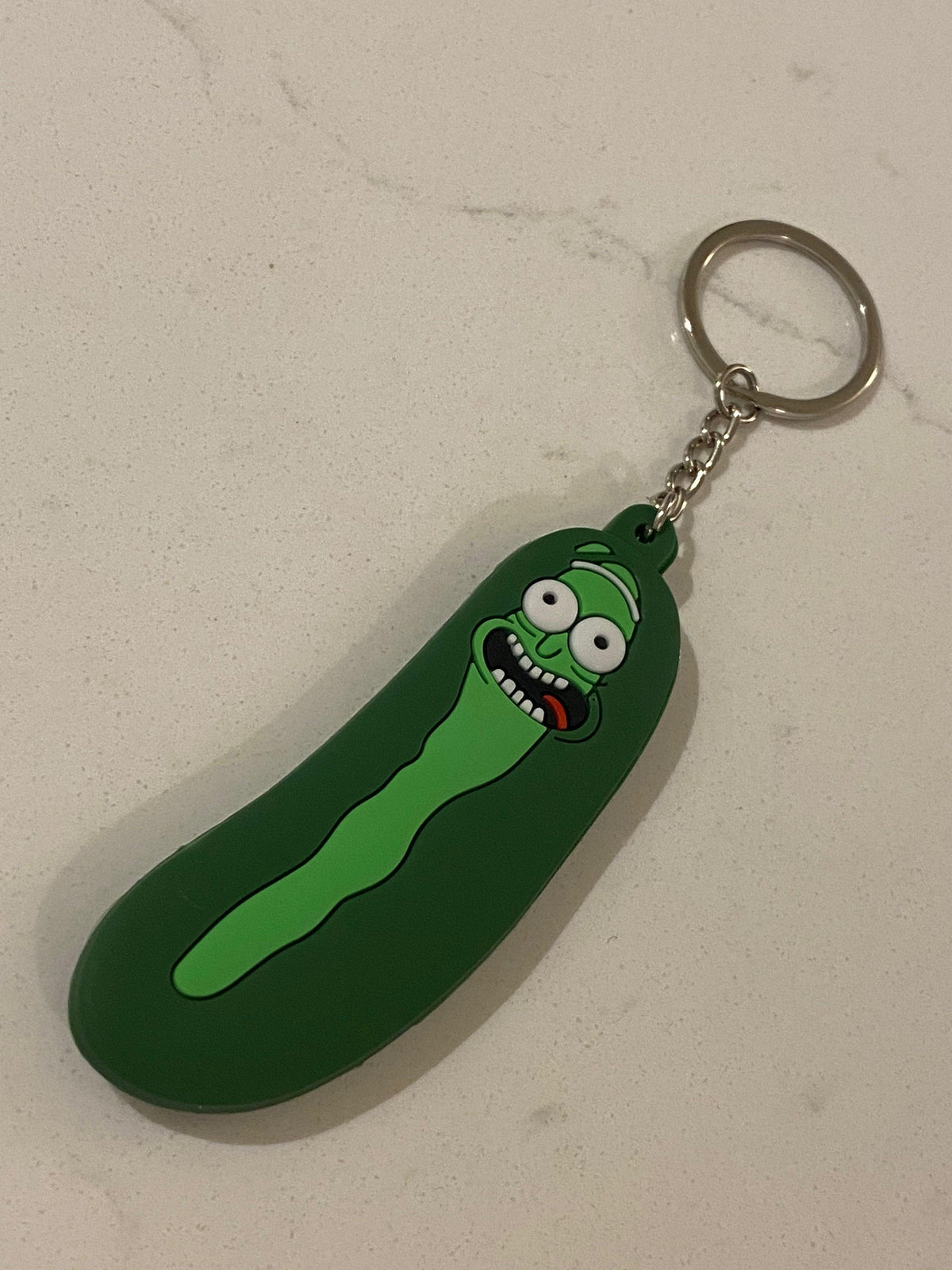 Rick & Morty Key Chain - Pickle Rick - Show Me What You Bot