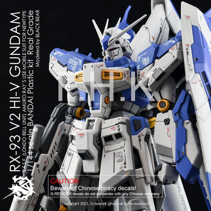 CD-RG36 - RG 1/144 RX-93-2 Hi V Gundam Water Decal [G-REWORK] - Show Me What You Bot