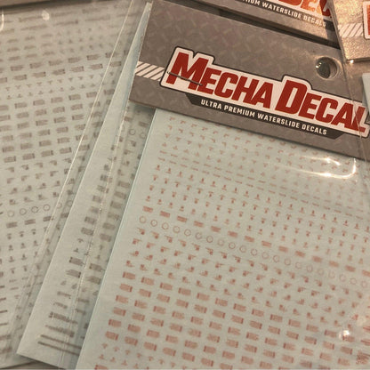 Mecha Decals 001 - Gray - 1/144 Scale - Show Me What You Bot