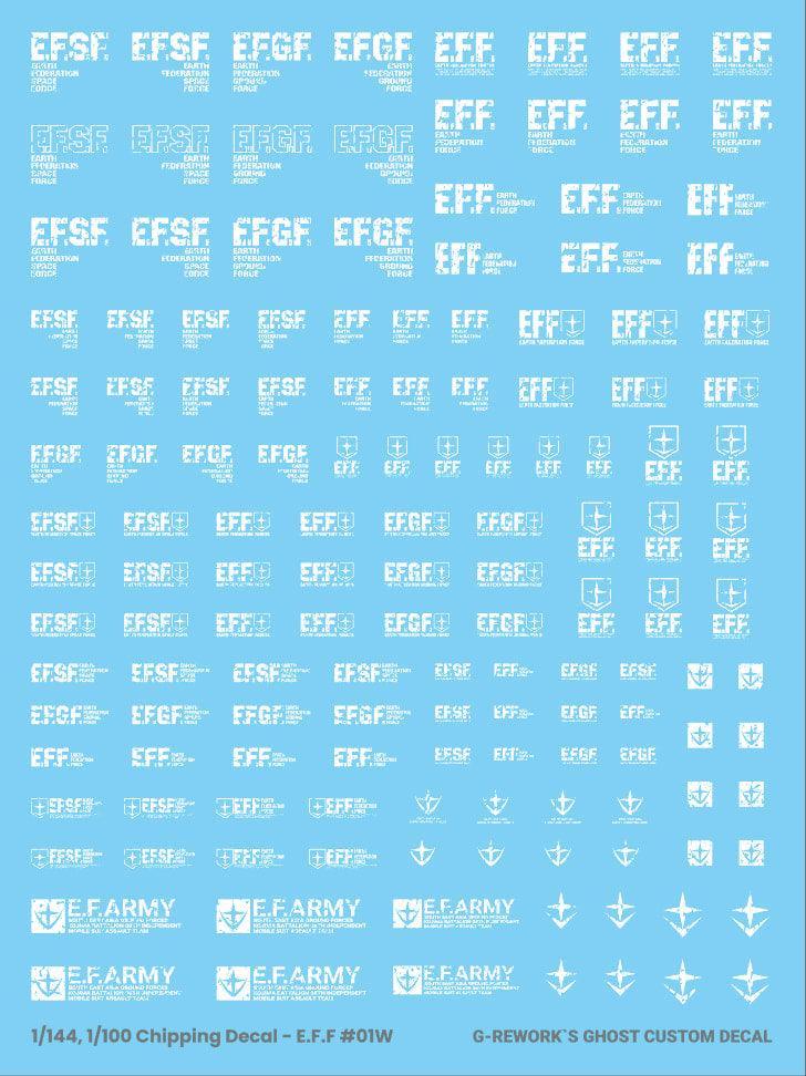 CP-EF-01-W - (White) Chipping Decal EFF Water Decal [G-REWORK] - Show Me What You Bot