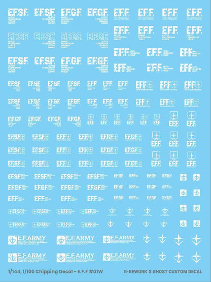 CP-EF-01-W - (White) Chipping Decal EFF Water Decal [G-REWORK] - Show Me What You Bot