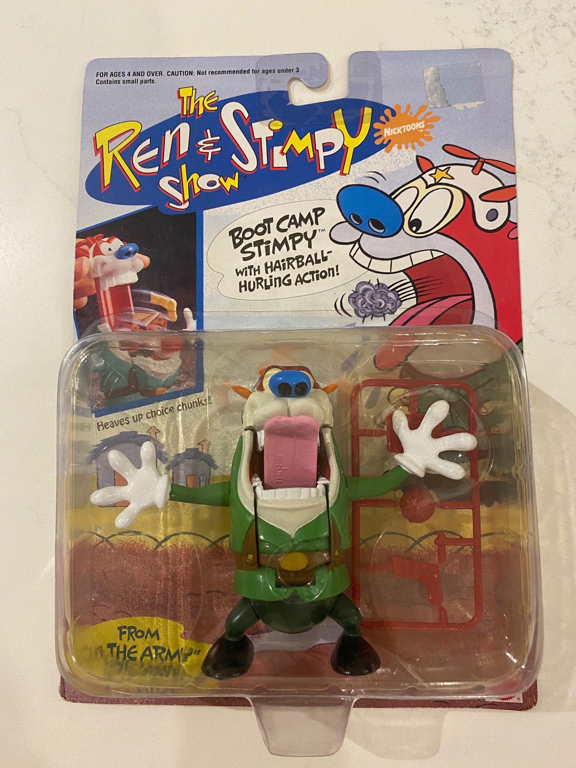 Boot Camp Stimpy | Primo Vintage Action Figure (In Box) - Show Me What You Bot