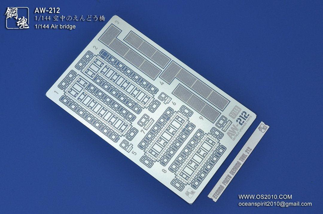 AW-212 1/144 Photo Etch Air Bridge Detail Up Parts [Madworks] - Show Me What You Bot