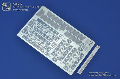 AW-212 1/144 Photo Etch Air Bridge Detail Up Parts [Madworks] - Show Me What You Bot