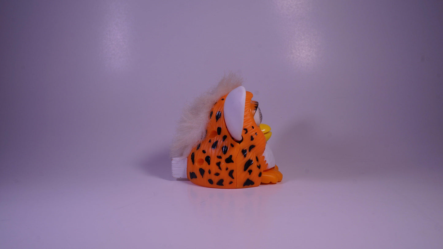 Stomping Furby [Orange Spotted] - Vintage Mcdonald's Toy - Show Me What You Bot