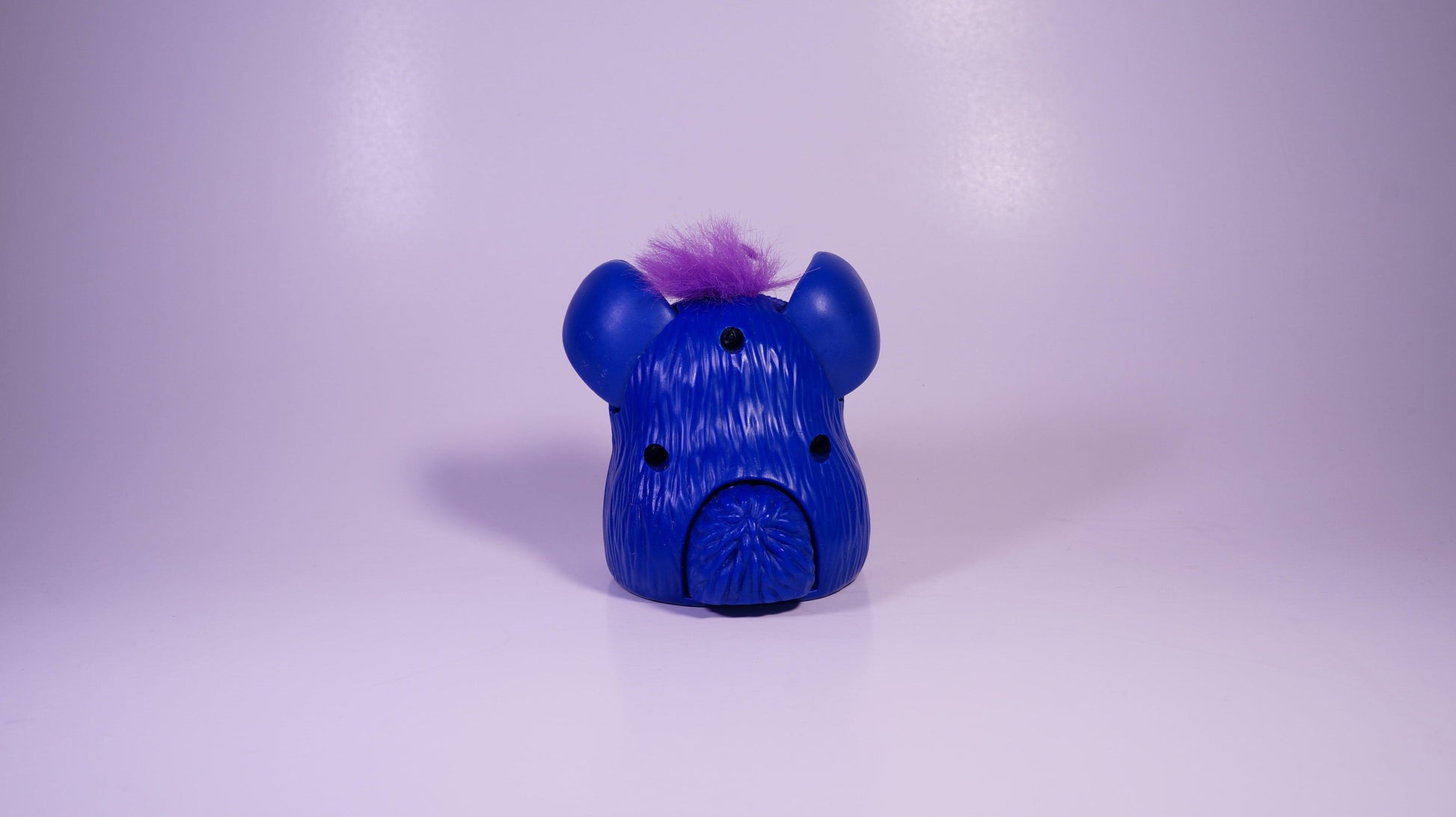 Shy Furby [Blue with Purple] - Vintage Mcdonald's Toy - Show Me What You Bot