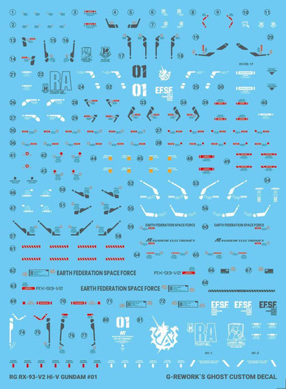 CD-RG36 - RG 1/144 RX-93-2 Hi V Gundam Water Decal [G-REWORK] - Show Me What You Bot
