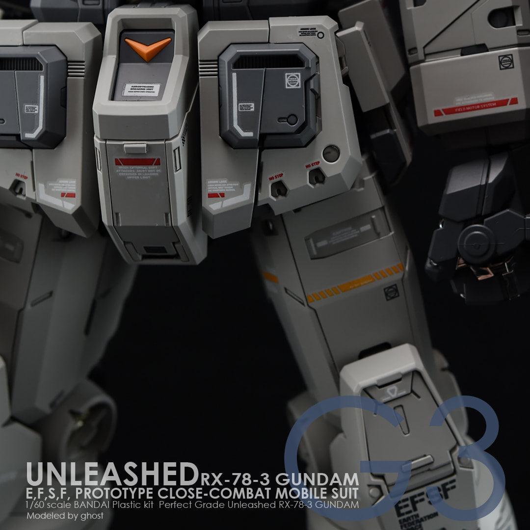 CD-P19-G3 - PG 1/60 RX-78-2 G3 Unleashed Water Decal [2021] [G-REWORK] - Show Me What You Bot