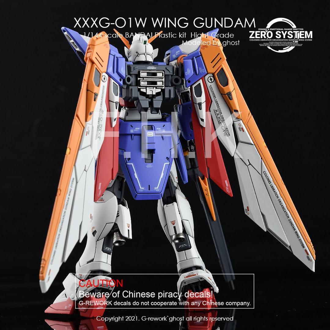 CD-RG35 - RG 1/144 Wing Gundam TV Ver. Water Decal [G-REWORK] - Show Me What You Bot